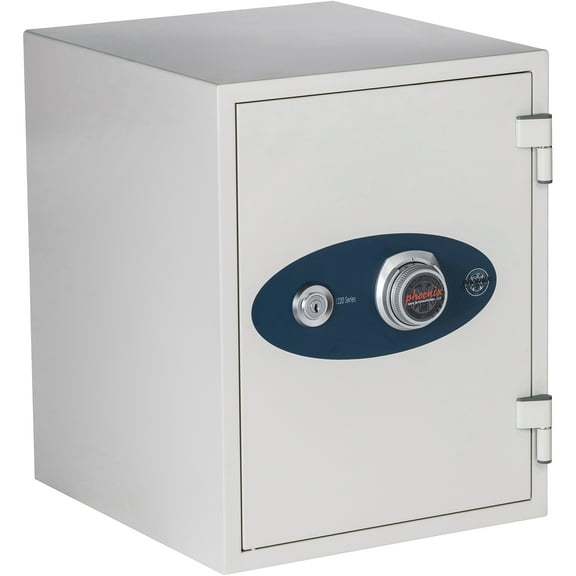 Phoenix Safe Olympian 1-Hour Dual Control Fireproof Safe for Home or Office 1.3 cu ft, Off-White, 1223
