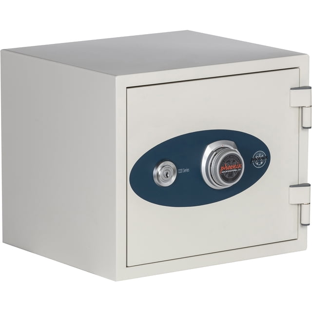 Phoenix Safe Safe Olympian 1-Hour Dual Control Fireproof Safe for Home or Office 0.66 cu ft, Off-White, 1221