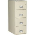 thumbnail image 1 of Phoenix Safe Vertical 31 inch 4-Drawer Legal Fireproof File Cabinet with Key Lock, Water Seal, Putty, LGL4W31P, 1 of 5