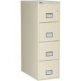 thumbnail image 1 of Phoenix Safe Vertical 31 inch 4-Drawer Letter Fireproof File Cabinet with Key Lock, Water Seal, Putty, LTR4W31P, 1 of 6