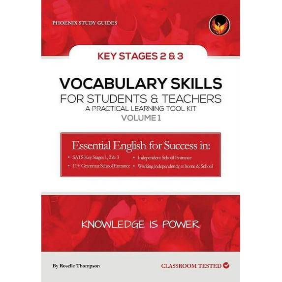 Phoenix Study Guides - Vocabulary: Vocabulary Skills for Students & Teachers: A Practical Learning Toolkit (Paperback)