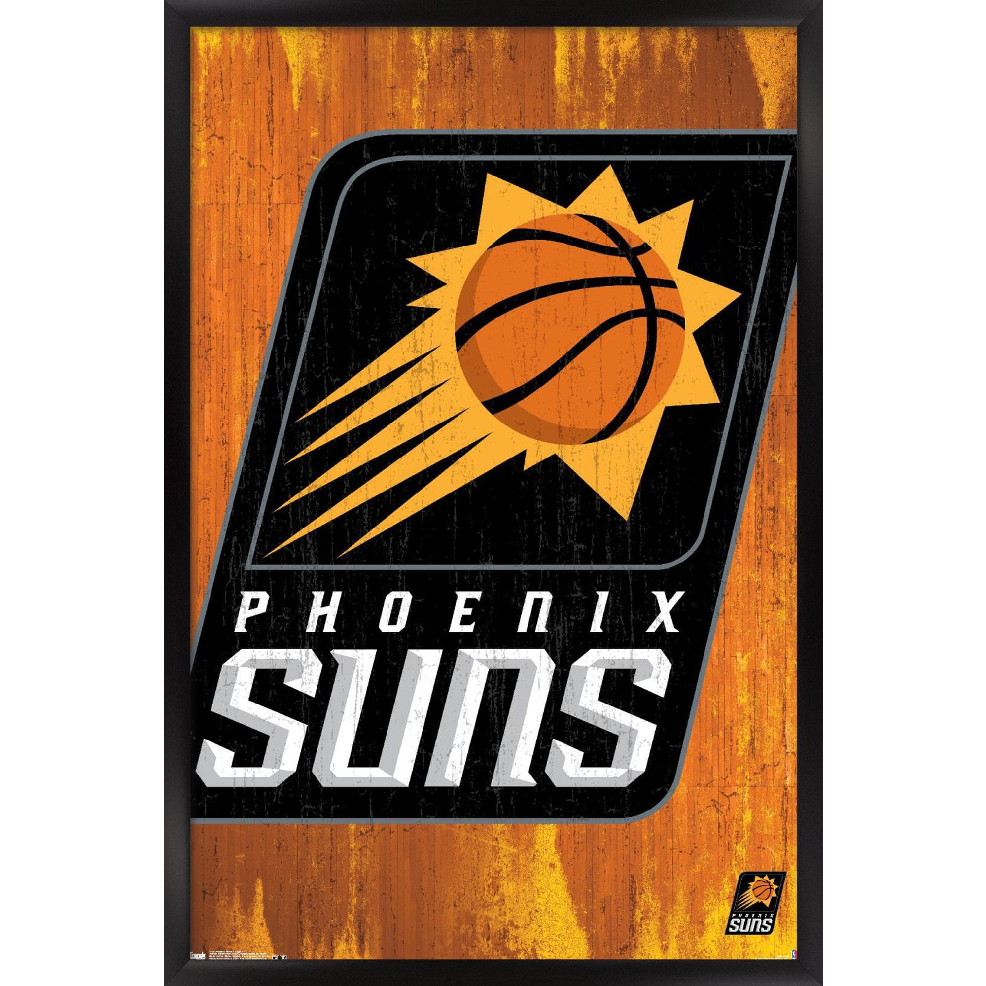Phoenix Suns 24'' x 35'' Logo Framed Poster