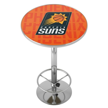 Phoenix Suns NBA City Chrome Pub Table - Orange, Black, Gray, Yellow