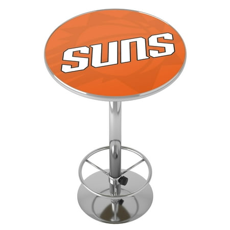 Phoenix Suns NBA Fade Chrome Pub Table - Orange, White, Black