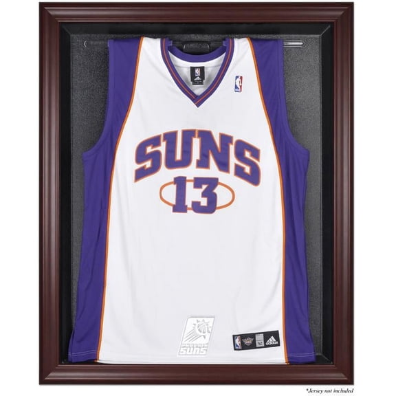 Phoenix Suns Mahogany Framed Team Logo Jersey Display Case