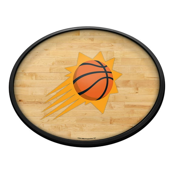 Phoenix Suns 18'' x 14'' Slimline Illuminated Striped Oval Wall Sign