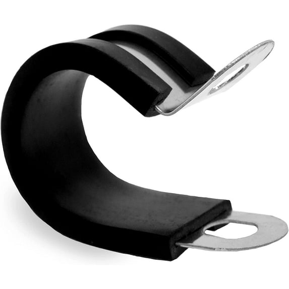 Phoenix Top-Notch Tools 25 Pack 1 3/4" (45mm) Cable Clamps, Cushioned P Clamps