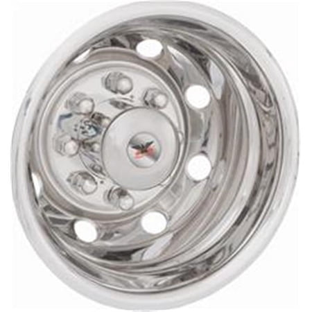Phoenix USA 16 in. Dual Wheel 8 Lug 8 Hand Hole Dotliner Simulator Rear Set for 1992-2007 Ford E350 E450 2 Wheel Drive