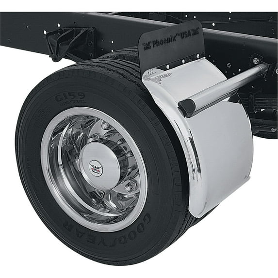 Phoenix USA Stainless Steel Quarter Fender Kit - 21in. 2-Pc. Set