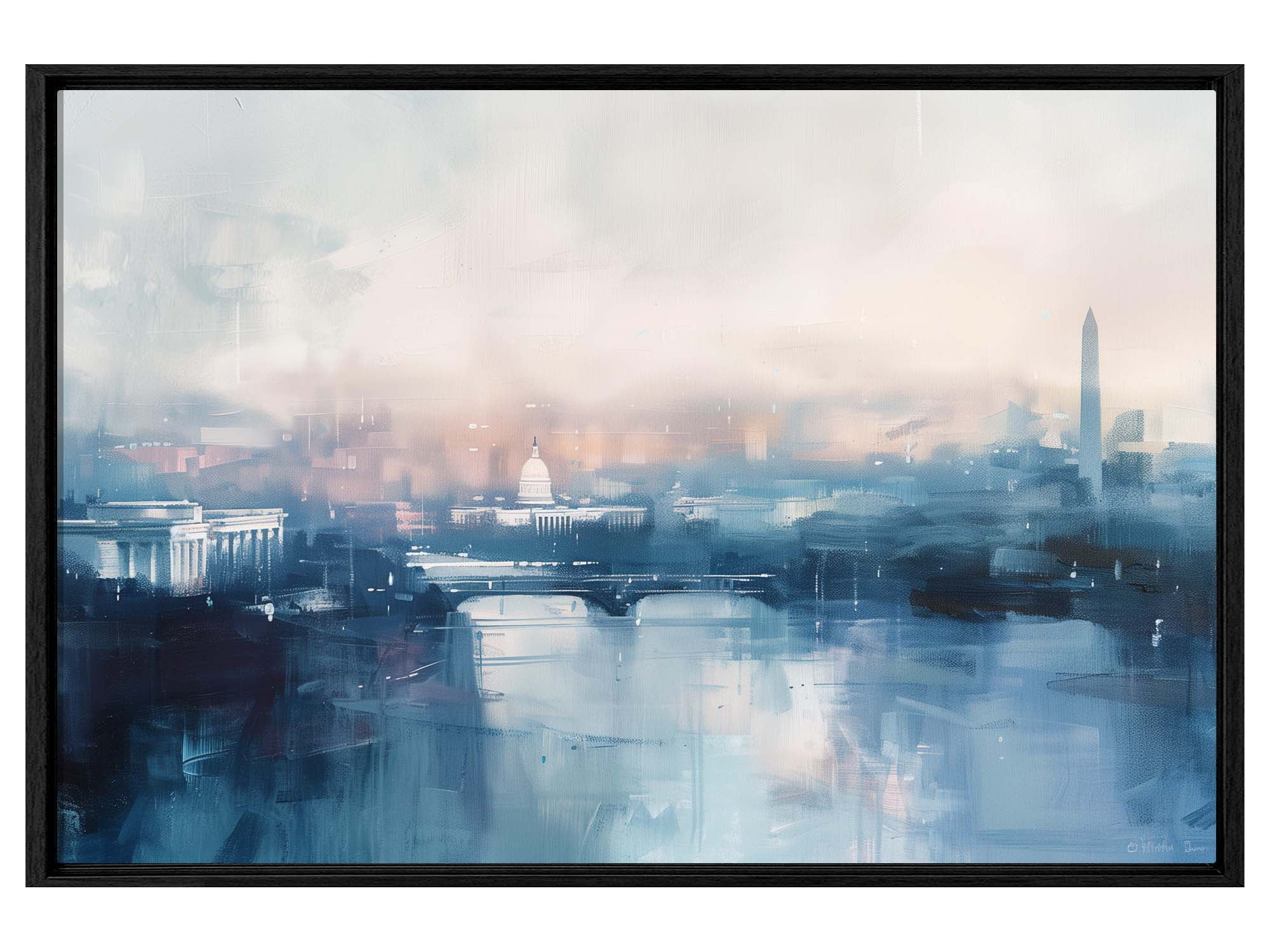 Phoenix Wall Art Phoenix Poster Large Framed Art City Scenes Abstract ...