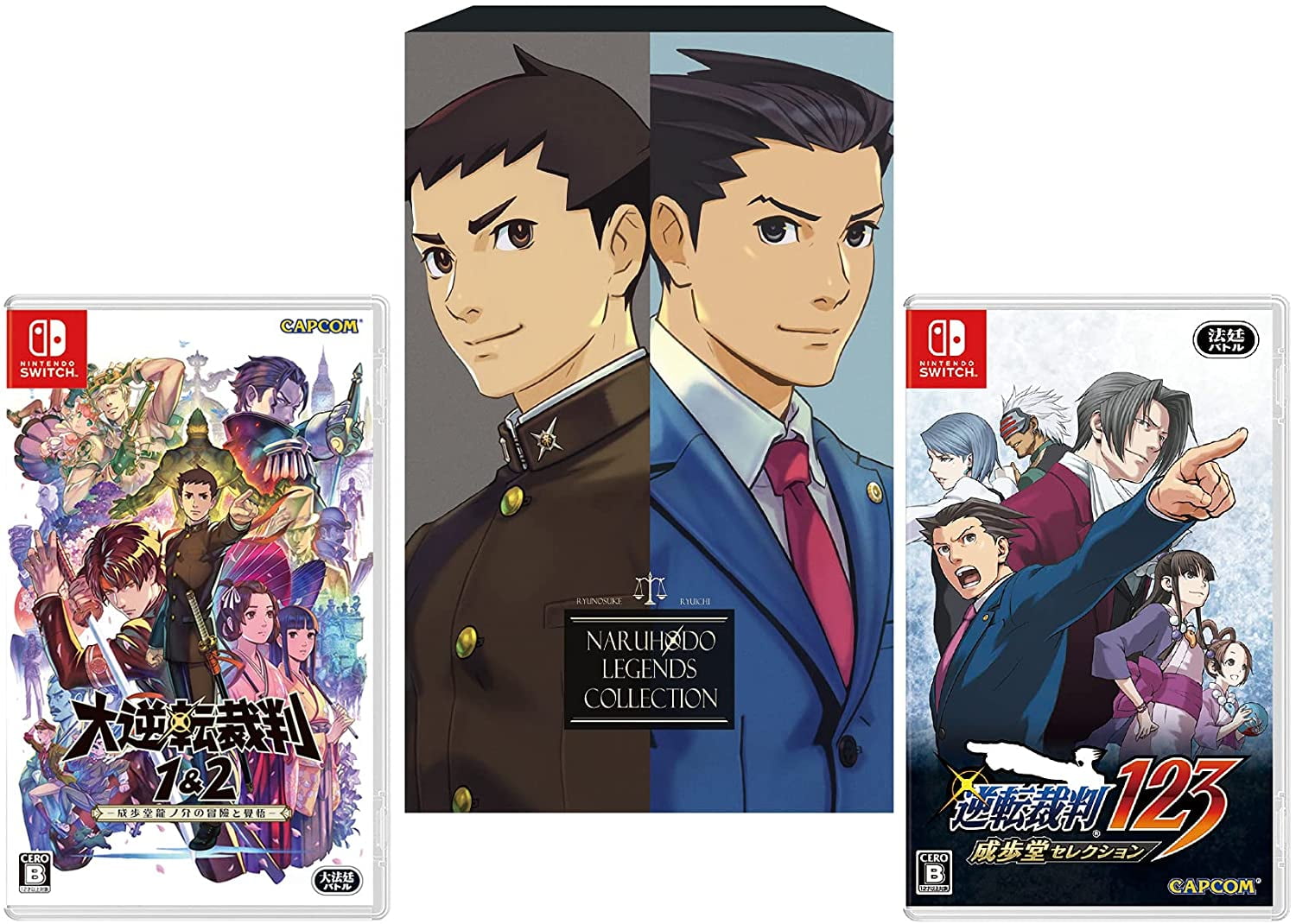 Phoenix Wright: Ace Attorney Trilogy Custom Nintendo Switch 