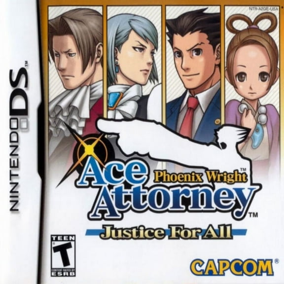 Phoenix Wright: Ace Attorney - Justice For All DS Game,US Version