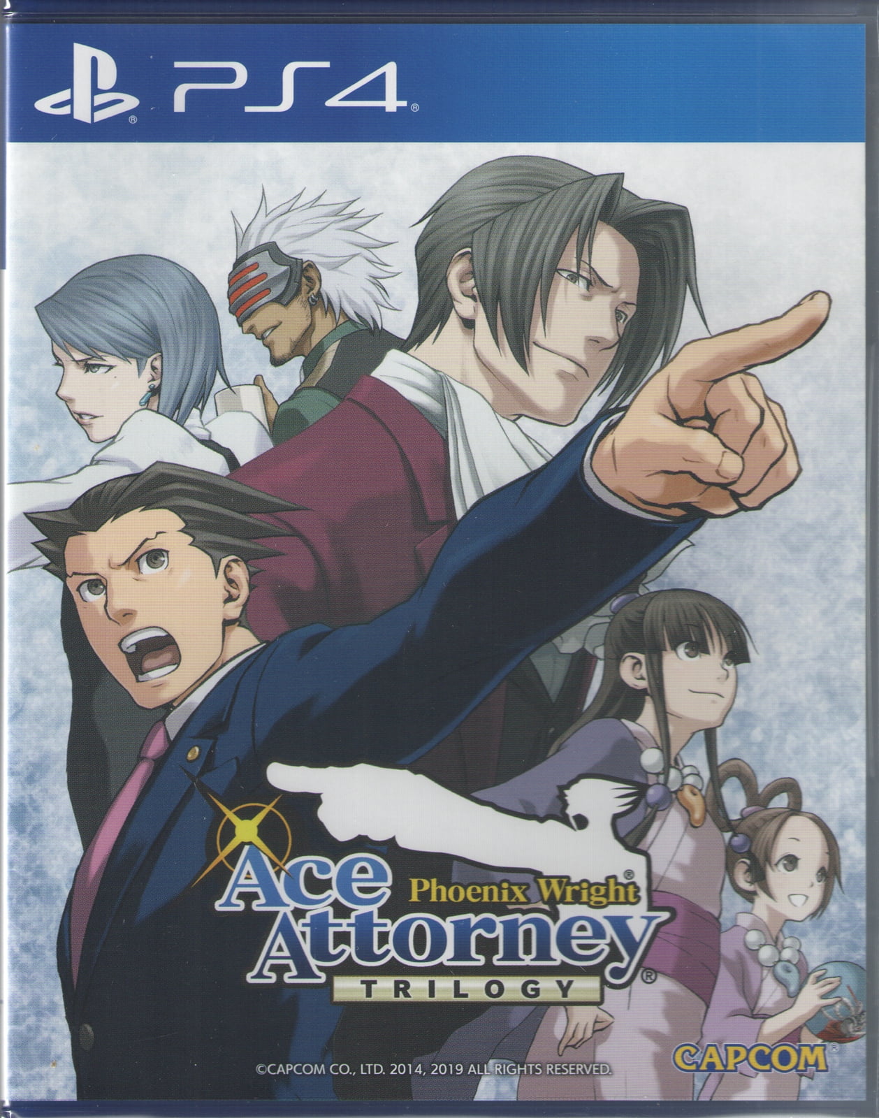 Phoenix Wright: Ace Attorney Trilogy - Replacement PS4 Cover and Case. NO  GAME!!