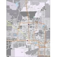 Phoenix Zip Code Map GLOSSY POSTER PICTURE PHOTO PRINT BANNER ...