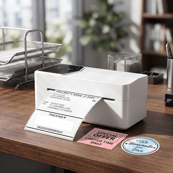 Phomemo 4x6 Thermal Printer, Wireless Mobile Label Maker for Shipping Labels & Postage