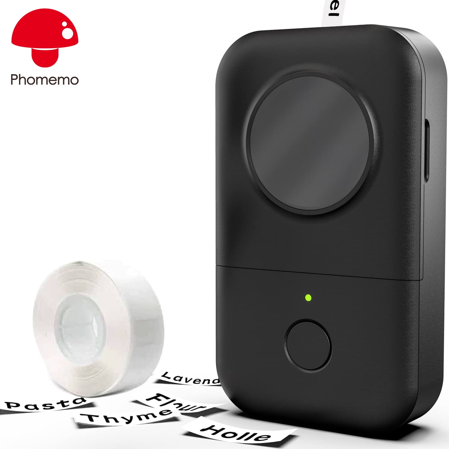 Phomemo Label Maker -M02 Pocket Printer Thermal Bluetooth Sticker Maker  with 3 Rolls Paper, for DIY Creation, Study Notes, Memo, List, Work Plan