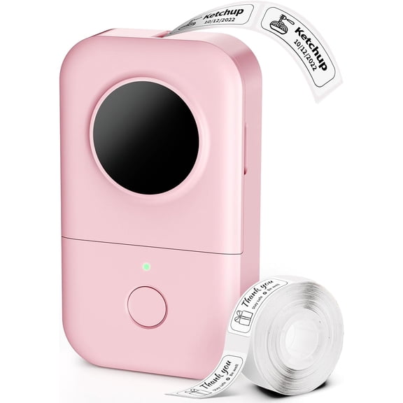 Phomemo D30-PK Pink Thermal Label Maker Machine Bluetooth