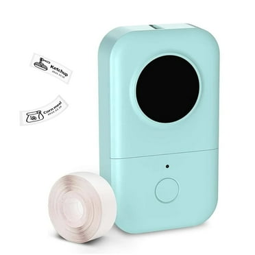 D30 Thermal Label Printer, Bluetooth Wireless Mini Pocket Smartphone Label Maker Machine with Tape, Compatible with iOS/Android, for Home, Office, and Supermarket(GN)