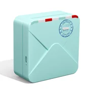 Phomemo M02S Mini Thermal Printer - HD 300dpi Bluetooth Printer for Phone, Compatible with iOS & Android - Perfect for Journaling, Photos & Creative Fun - Great Gift Idea Teal