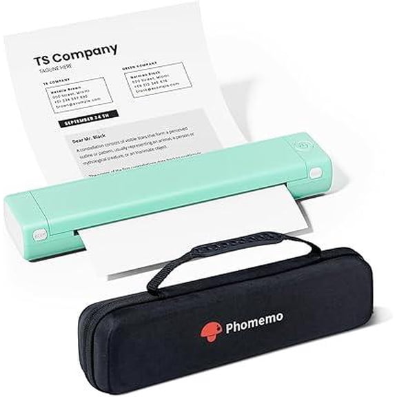 Phomemo M08F Portable Bluetooth Thermal Printer Wireless Travel Printer