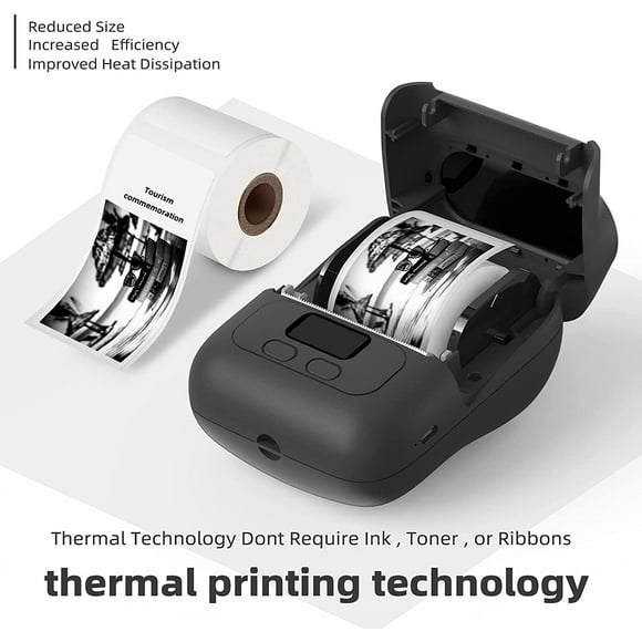 Phomemo M110 Label Maker Portable Thermal Sticker Barcode Label Printer for Clothing, Jewelry, Retail, Mailing, Barcode