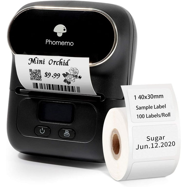Phomemo M110 Portable Wireless Thermal Label Printer, Bluetooth Label Maker  Machine for iOS & Android, Address Label Printer Machine for Barcode