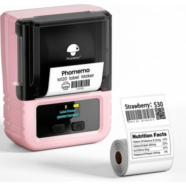 Buy Phomemo M120 Label Maker,Barcode Label Printer, Portable Bluetooth...