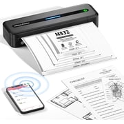 Portable Printers Wireless, M832 Bluetooth Thermal Printer, Inkless Mobile Printer Support 8.5 x 11 & A4 Thermal Paper, Compatible with iPhone Android Laptop for Office Car Home