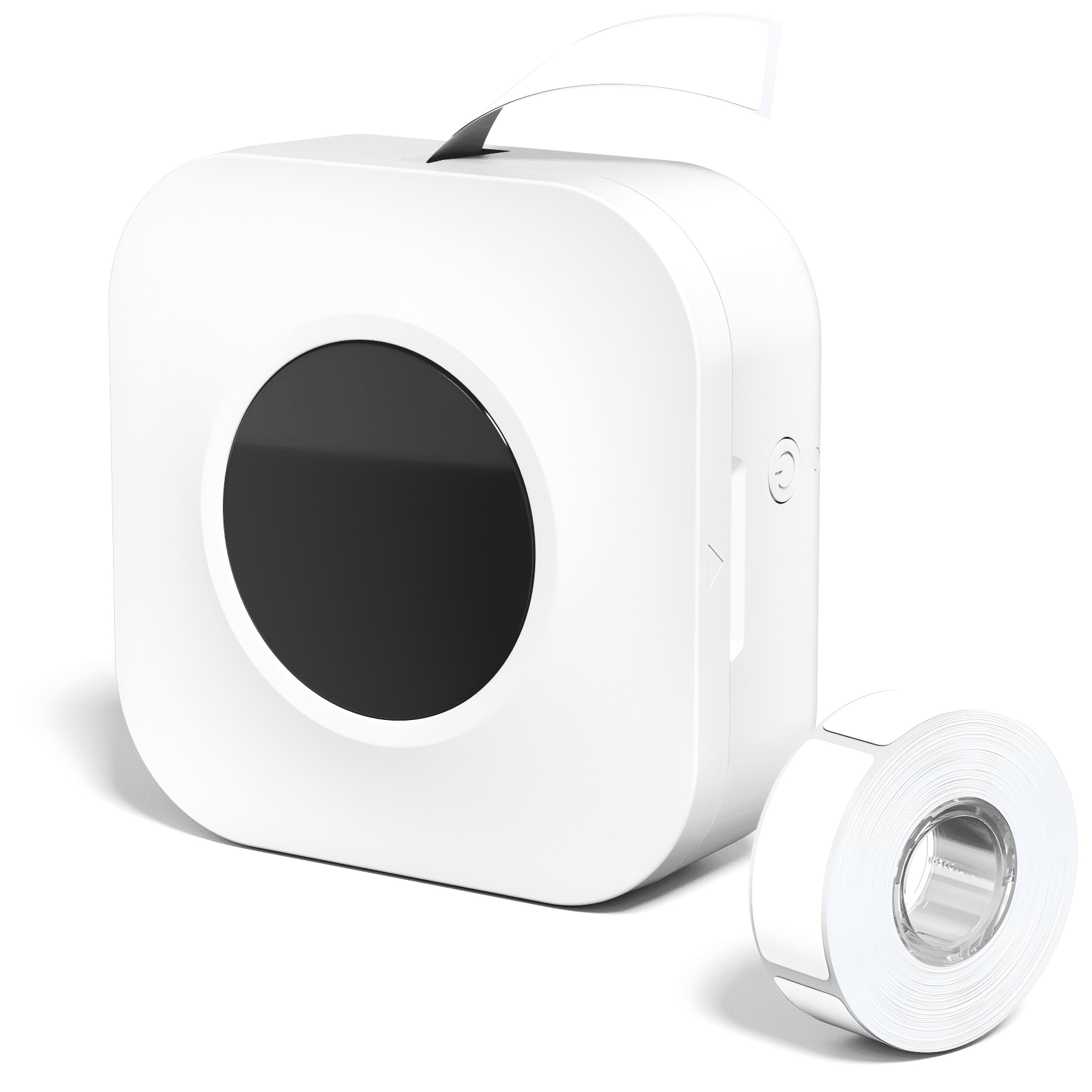 Phomemo Q30S Simplify Labeling with the Bluetooth Mini Label Maker Machine - Perfect for Office, Home, and Organizing - Includes 1 Rolls of Label Tape - Multiple Templates and Easy-to-Use (White)