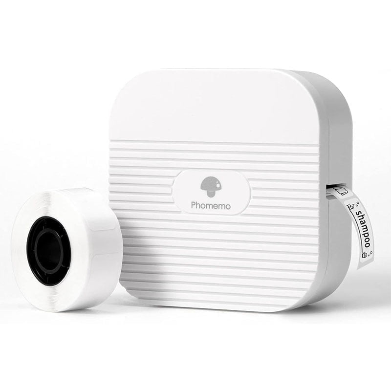 Phomemo Q31 Experience Effortless Labeling with the Mini Bluetooth Portable Sticker Printer - Inkless Thermal Printing for Professional Results Easy to Use Compatible with iOS/Android（White）
