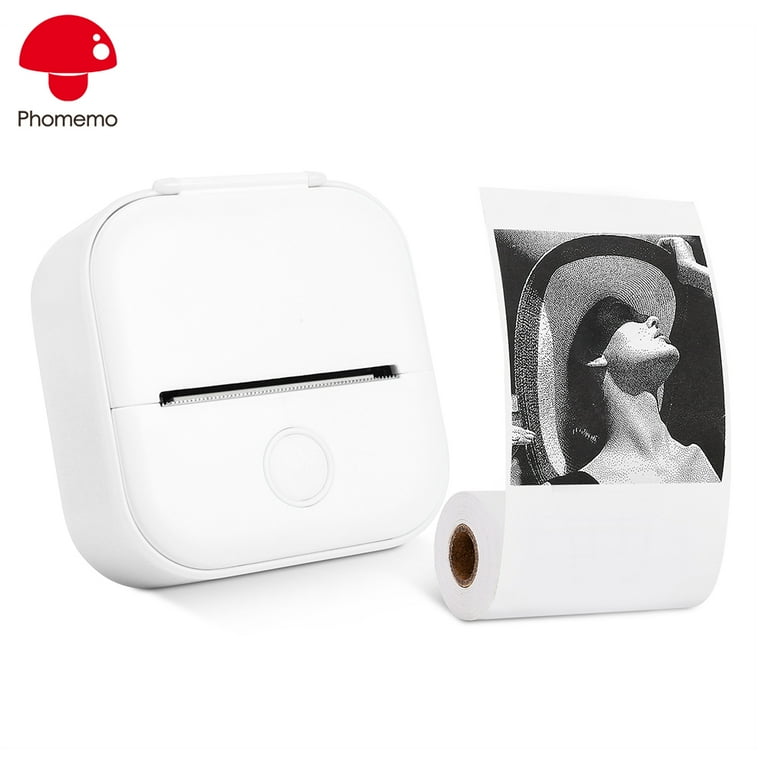 Phomemo T02 Mini Portable Sticker Printer Bluetooth Wireless Thermal Printer