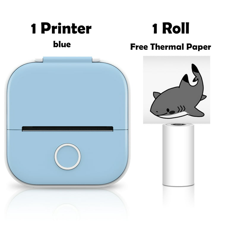 Phomemo T02 Mini Portable Sticker Printer Bluetooth Wireless Thermal  Printer Set