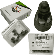 Phonak 4.0 Open Smokey hearing aid domes, Small size 0.24 inch=6 mm, 10 domes in 1 pack, Hearing aid domes manufactured by Sonova OEM