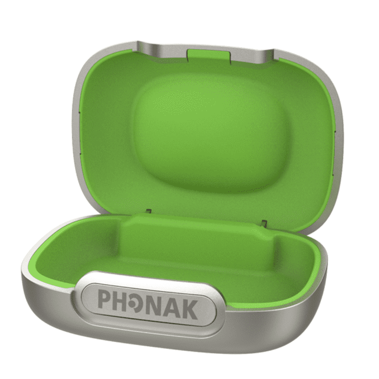 Phonak Hearing Aid Case, Small, Venture Style, Rubber Interior