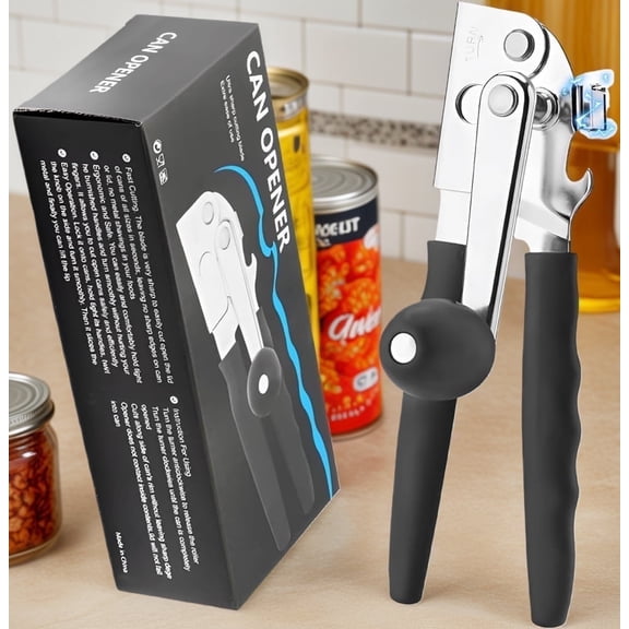 Phonchadan Stainless Steel Manual Can Opener with Bottle Opener