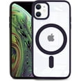 thumbnail image 1 of Phone 12 Mini Case (Not for iPhone 12) Compatible with MagSafe, Anti Yellowing Shockproof Phone Case for Women Men Slim Clear Phone Cover for iPhone 12 Mini (5.4 inch) - Candy Purple, 1 of 15