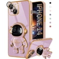 thumbnail image 1 of Phone 14 Pro Case Astronaut Cute Girls Women Girly Unique Phone Cases with Hidden Stand Kickstand 6D Design with Camera Lens Protector Cover for 14 Pro 6.1'', 1 of 12