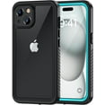 thumbnail image 1 of Phone 15 Plus Case, IP68 Waterproof Dustproof Shockproof Cases with Built-in Screen Protector, 360 Full Body Protective Front and Back Cover for iPhone 15 Plus - 6.7 inch (Black), 1 of 14