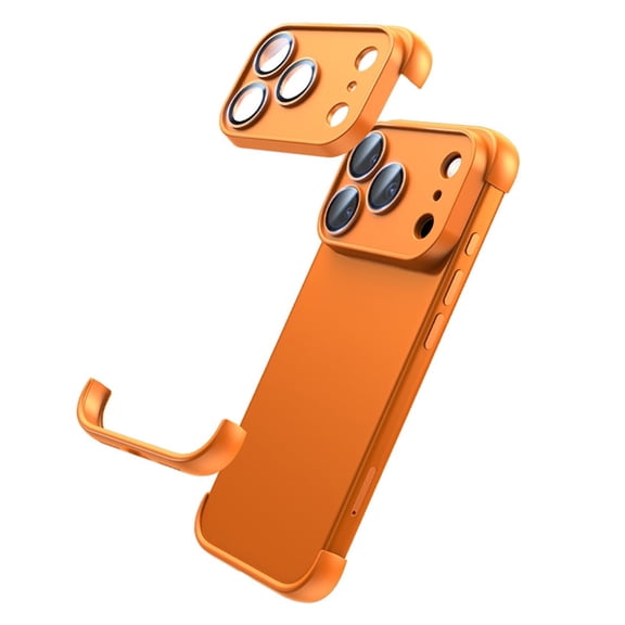 for Phone 17 Pro Max Frameless Bumper Case with Camera Lens Protector, Compatible with MagSafe, Minimalist Slim Fit No Back No Frame Design TPU Bumper Excellent Heat Dissipation