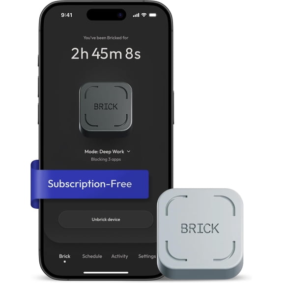 The Phone Access Blocker Device for Cell Phones - Subscription-Free Lock, Limits Smartphone Access, Reduces Screen Time & Improves Focus High-Grade Magnet Anti-Slip Silicone