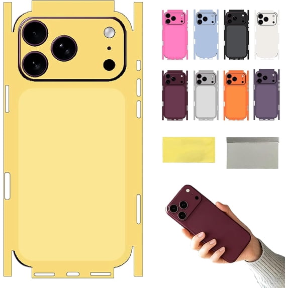 Filming Cooking Iphone Phone Back Skin Sticker, Full Wrap Matte Protective Decal, Ultra-Thin ...