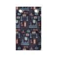 thumbnail image 1 of Phone Booth Hanging Pocket Organizer, British Themed Pattern with Symbolic, Printed Polyester Storage Bag with Pockets, 9" x 16", Multicolor, 1 of 2