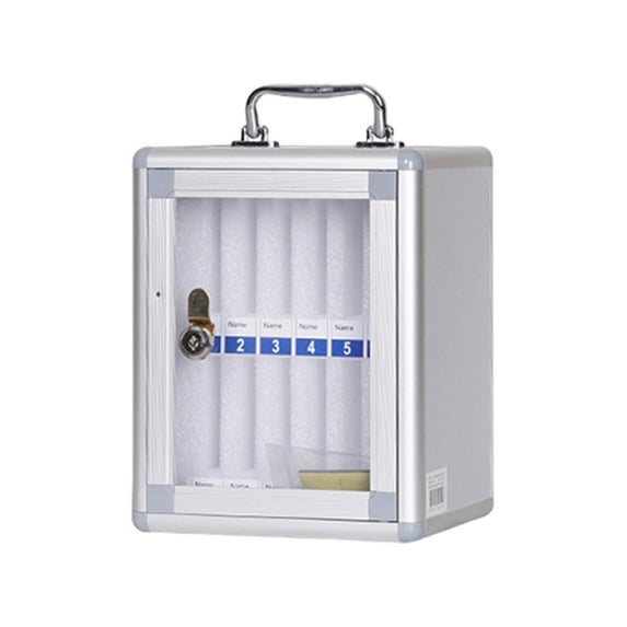 Phone Cabinet Aluminum Alloy Construction Wall Mount Mobile Device Container