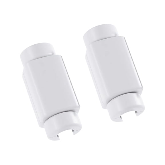 Phone Cable Guard White Press Close Shell, PVC Strain Relief Cover for , Data Lines, Storage Case