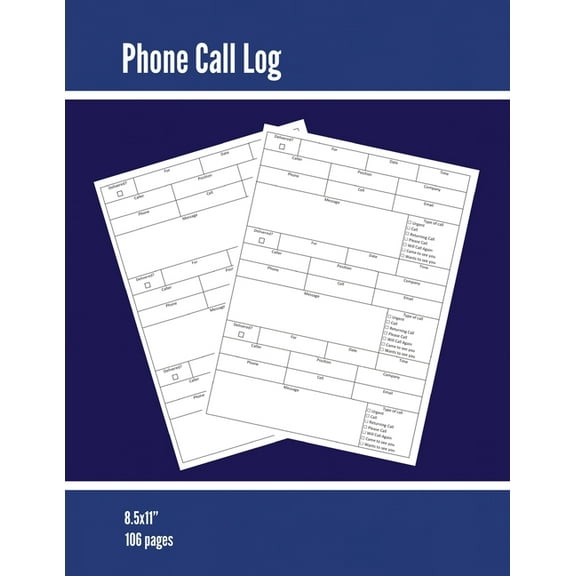 Phone Call Log : Phone Memo Message Book, Record 3 Telephone Messages Per Page, Calls Tracker, Keeping Track Voice Mail, Journal, Notebook (Paperback)