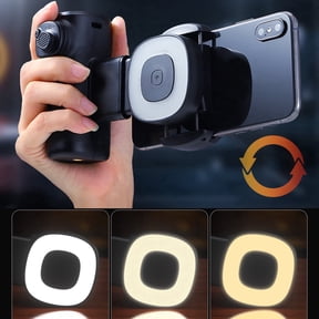 Phone Camera Grip Snap Grip for iPhone 16/15/14/13/12/11 Plus Pro Max with Detachable Shutter Remote,Smartphone Selfie Handle for Android Phone Vlog Video Shoot