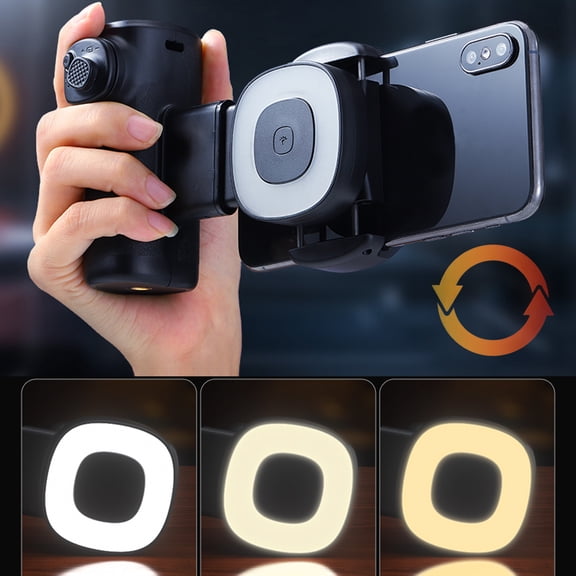 Phone Camera Grip Snap Grip for iPhone 16/15/14/13/12/11 Plus Pro Max with Detachable Shutter Remote,Smartphone Selfie Handle for Android Phone Vlog Video Shoot