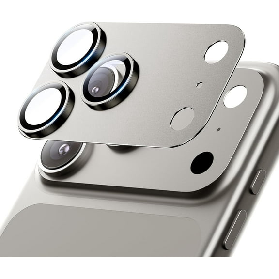 Phone Camera Lens Protector Compatible with iPhone 17 Pro Strong Adsorption 9H+ Tempered Glass Camera Screen Full Protective Cover Case Friendly