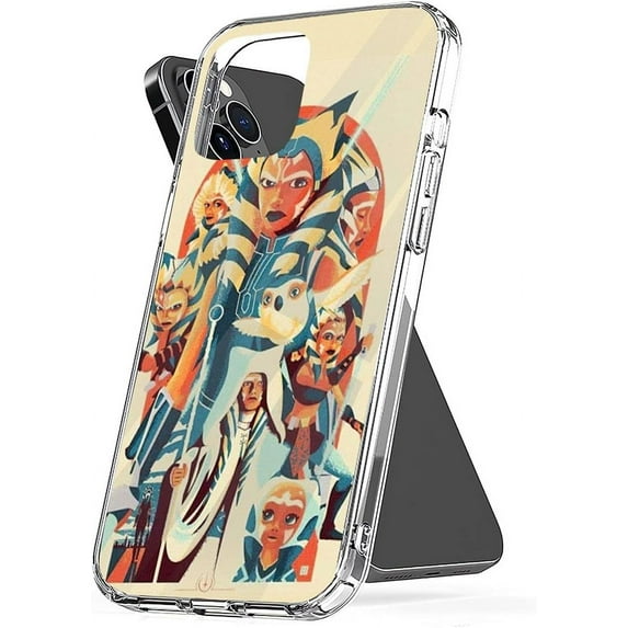 Phone Case Ahsoka Cover 2 Shockproof Accessories Protect TPU Transparent Compatible with iPhone 14 Plus 6.7 Inch