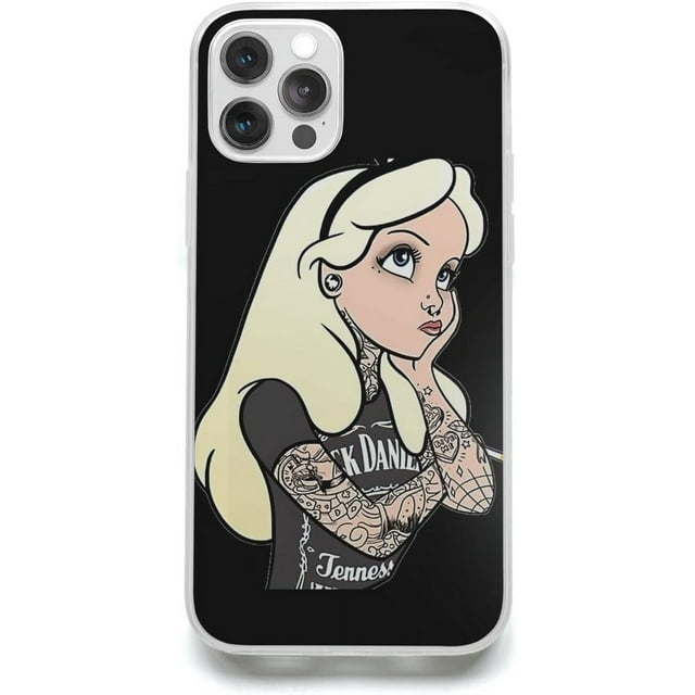 Phone Case Alice Pro Punk Waterproof in Plus Wonderland 15 Series Max Multicolor Compatible with iPhone 12 Pro Max 6.7 Inch